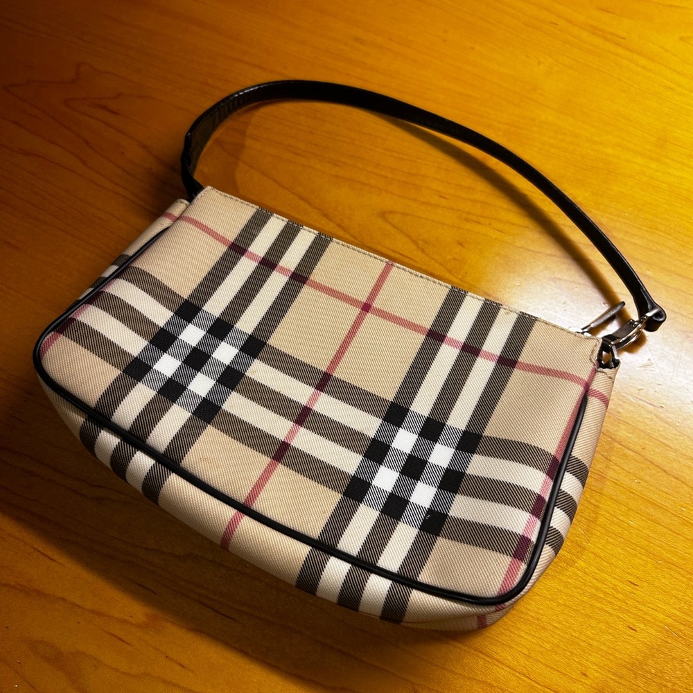 Burberry check mini bag